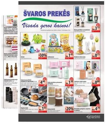 Švaros Prekės - Švaros prekės akcijų leidinys 2026-03-01 – 2026-03-31