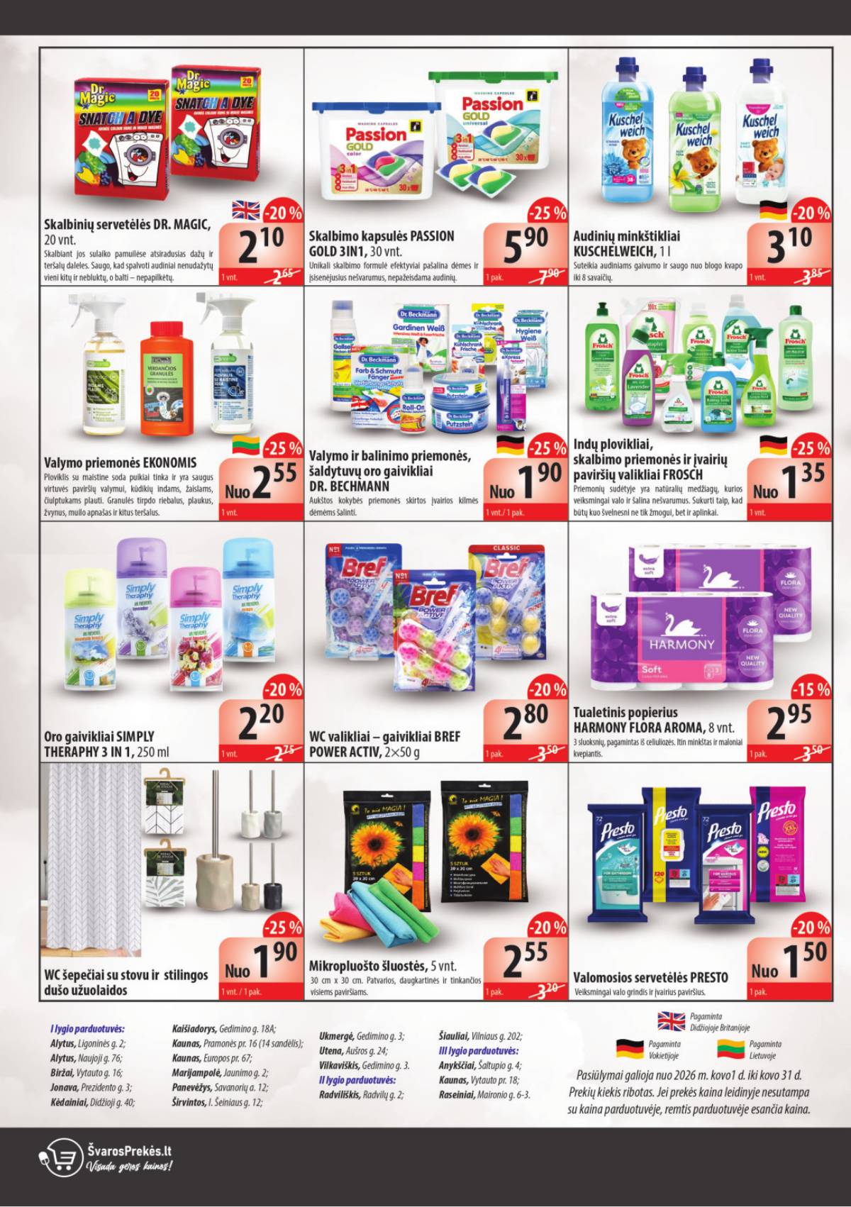 Švaros Prekės - Švaros prekės akcijų leidinys 4 puslapis