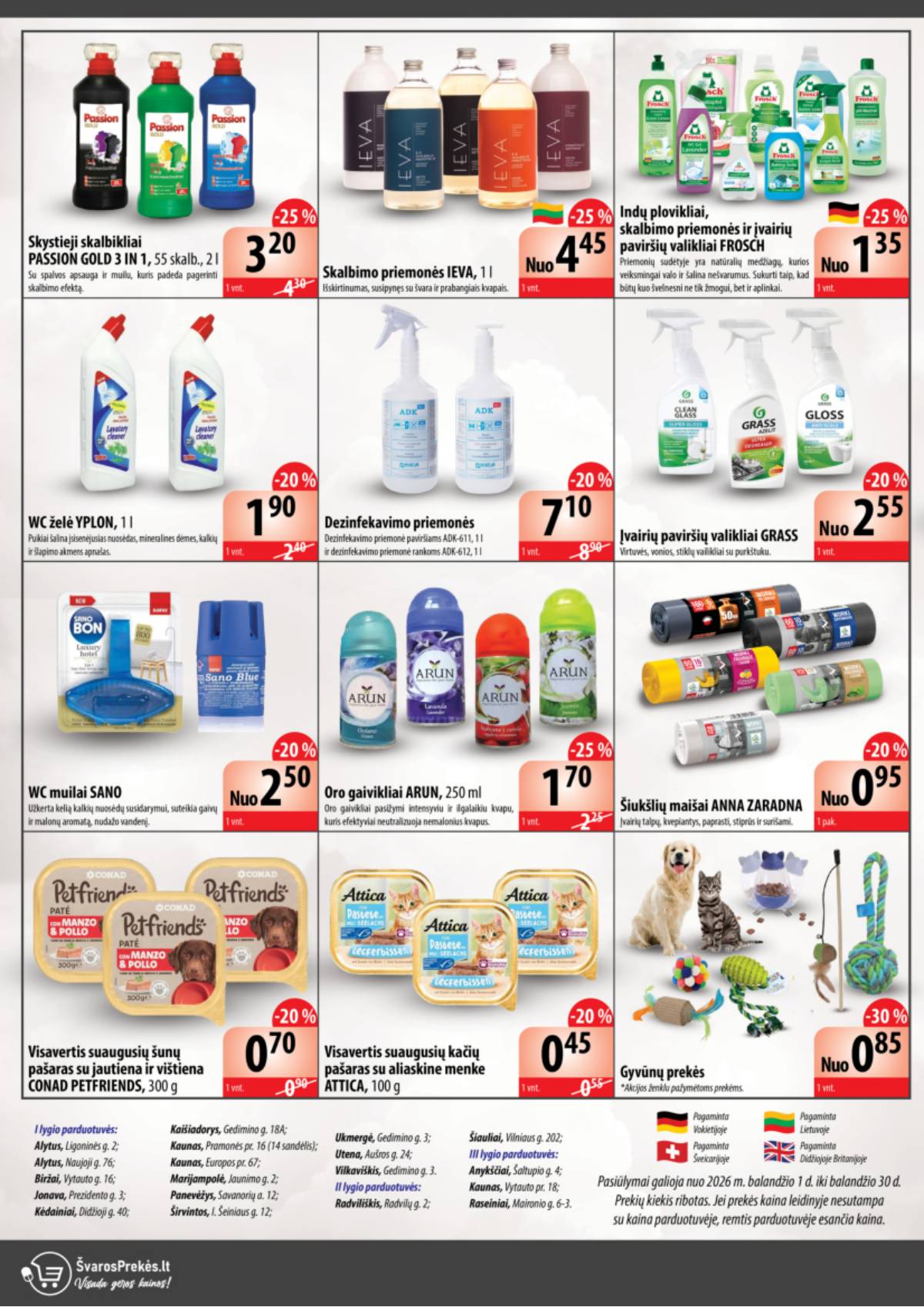 Švaros Prekės - Švaros prekės akcijų leidinys 4 puslapis