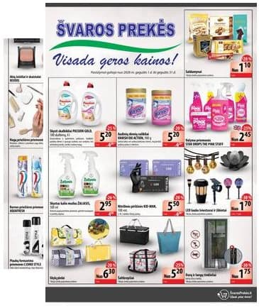 Švaros Prekės - Švaros prekės akcijų leidinys 2026-05-01 – 2026-05-31