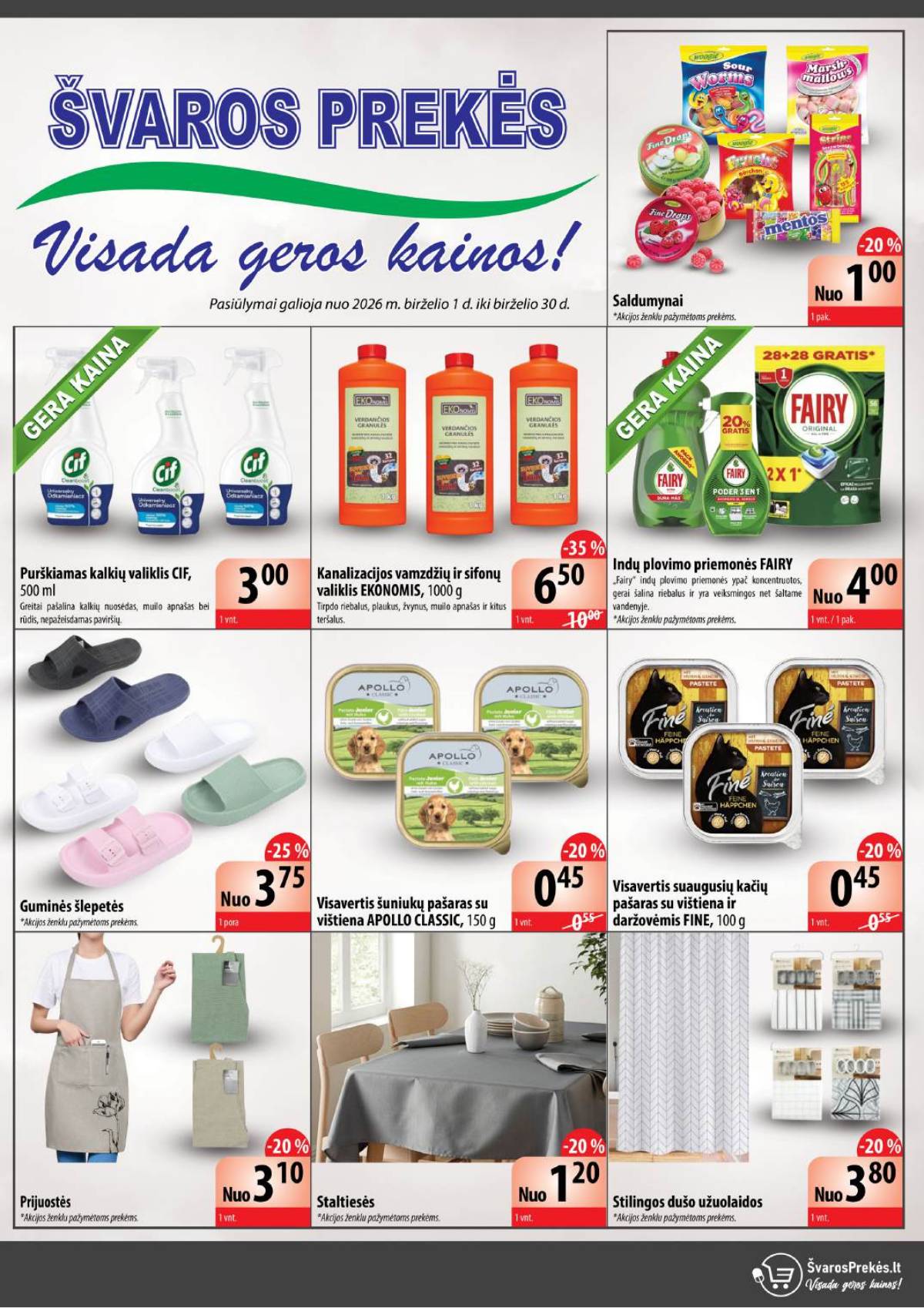 Švaros Prekės - Švaros prekės akcijų leidinys 1 puslapis