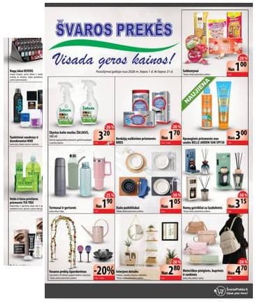 Švaros Prekės - Švaros prekės akcijų leidinys 2026-07-01 – 2026-07-31