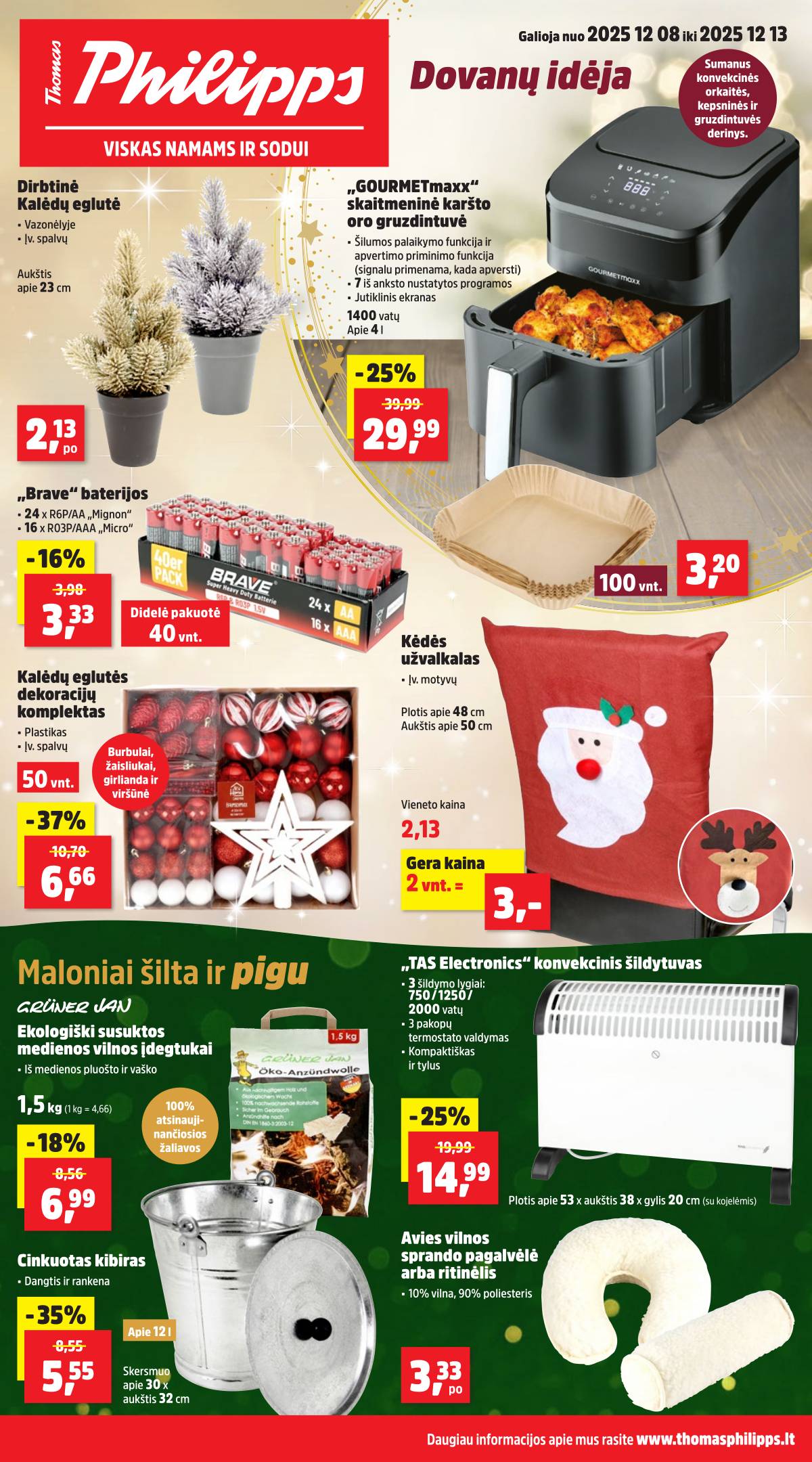 Thomas Philipps - Thomas Philipps Savaitės akcijų leidinys | 2025-12-08 – 2025-12-13 1 puslapis