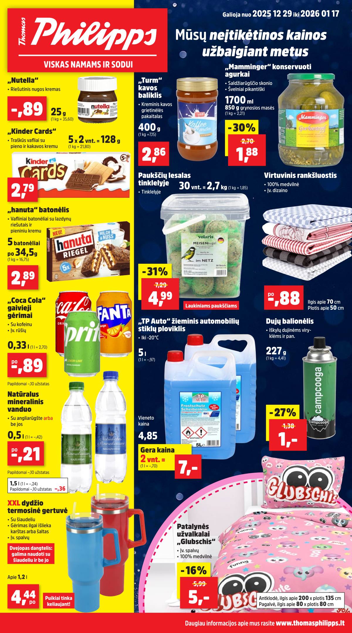 Thomas Philipps - Thomas Philipps Savaitės akcijų pasiūlymai | 2025 12 29 – 2026 01 17 1 puslapis
