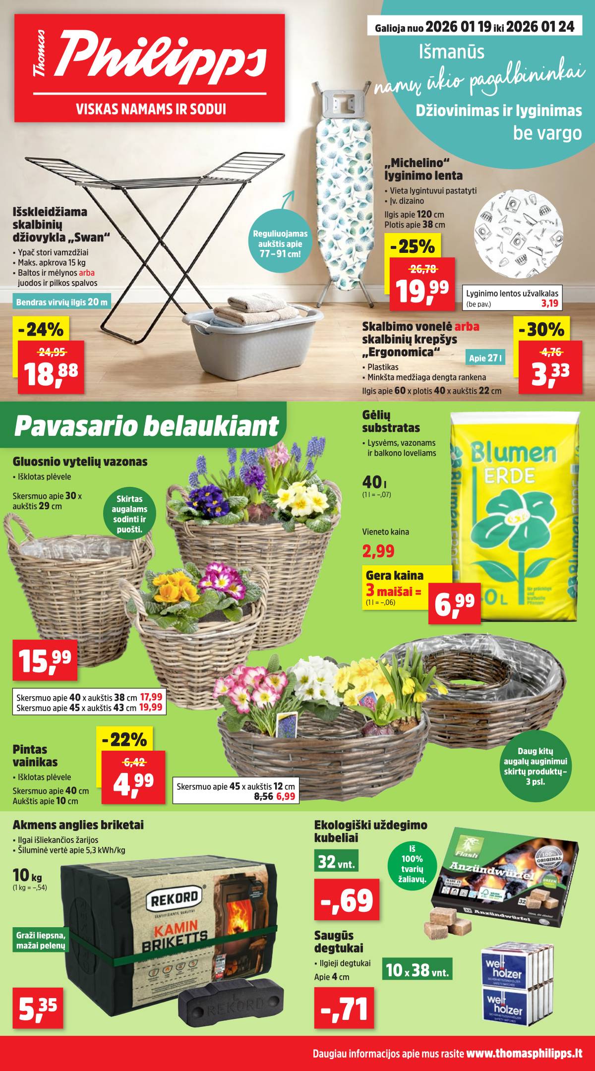 Thomas Philipps - Thomas Philipps Savaitės akcijų leidinys | 2026 01 19 – 2026 01 24 1 puslapis