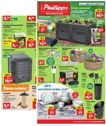 Thomas Philipps - Thomas Philipps Savaitės pasiūlymai | 2026 01 26 – 2026 01 31 2026-01-26 – 2026-01-31