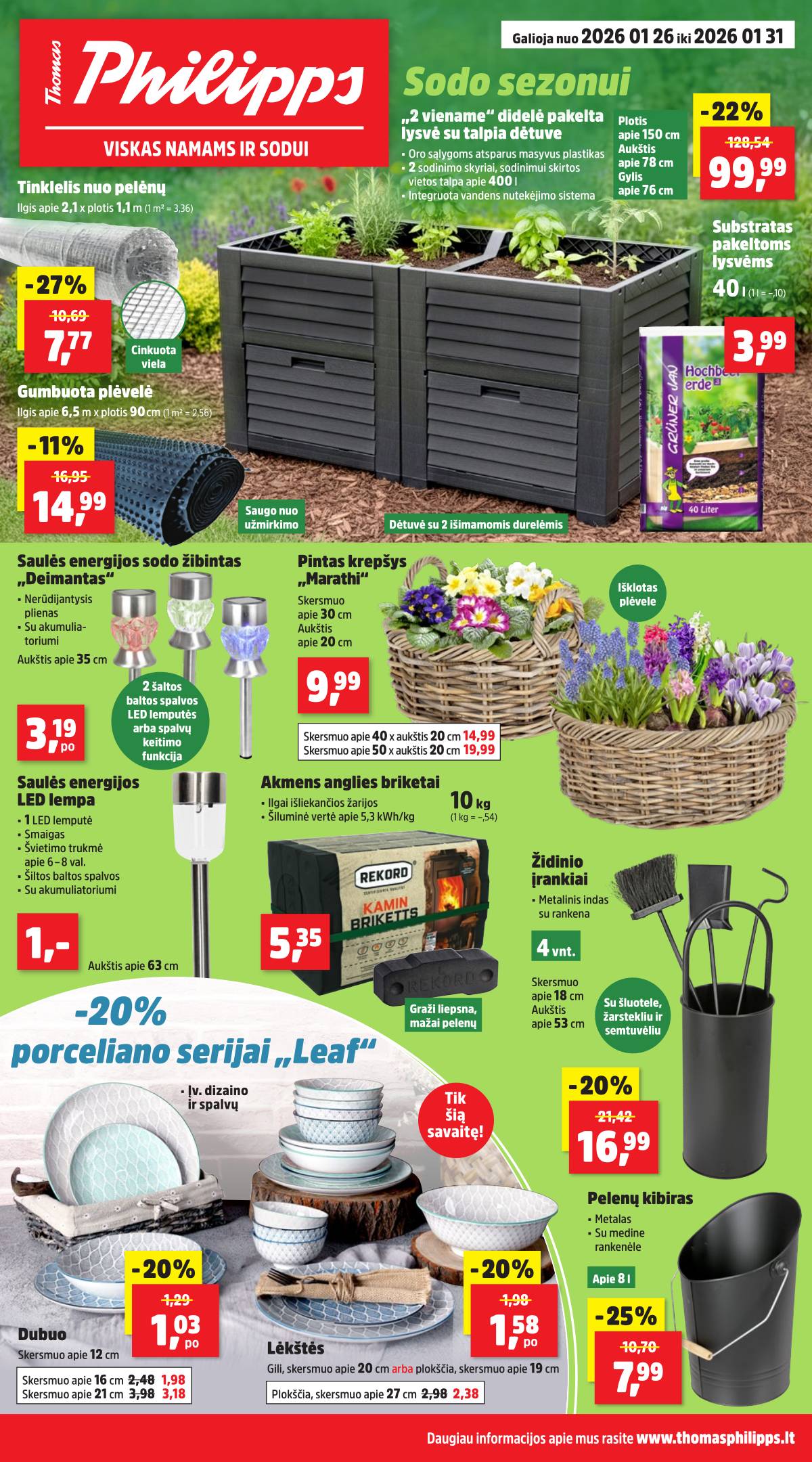 Thomas Philipps - Thomas Philipps Savaitės pasiūlymai | 2026 01 26 – 2026 01 31 1 puslapis