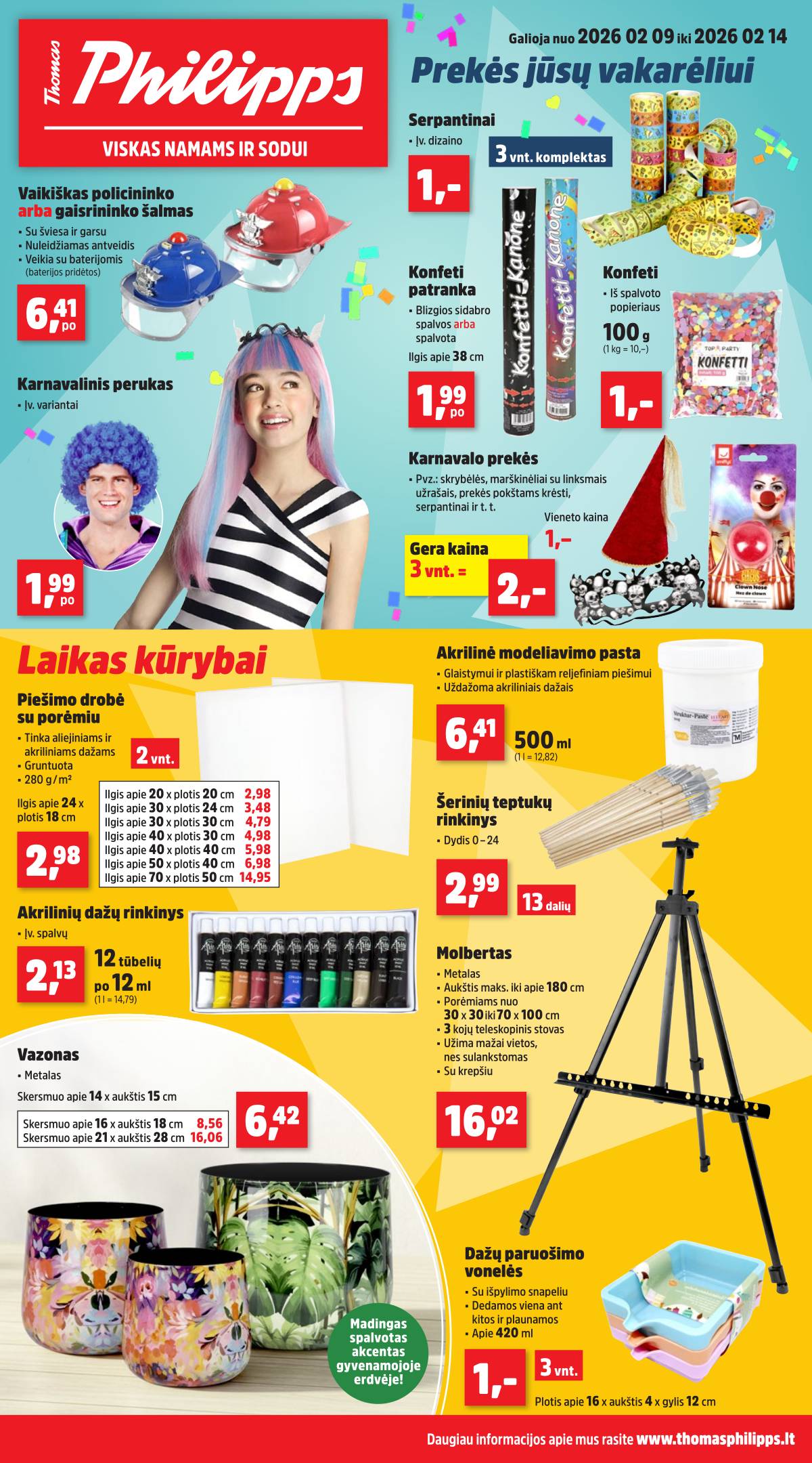 Thomas Philipps - Thomas Philipps Savaitės akcijų pasiūlymai 2026 02 09 – 2026 02 14 1 puslapis