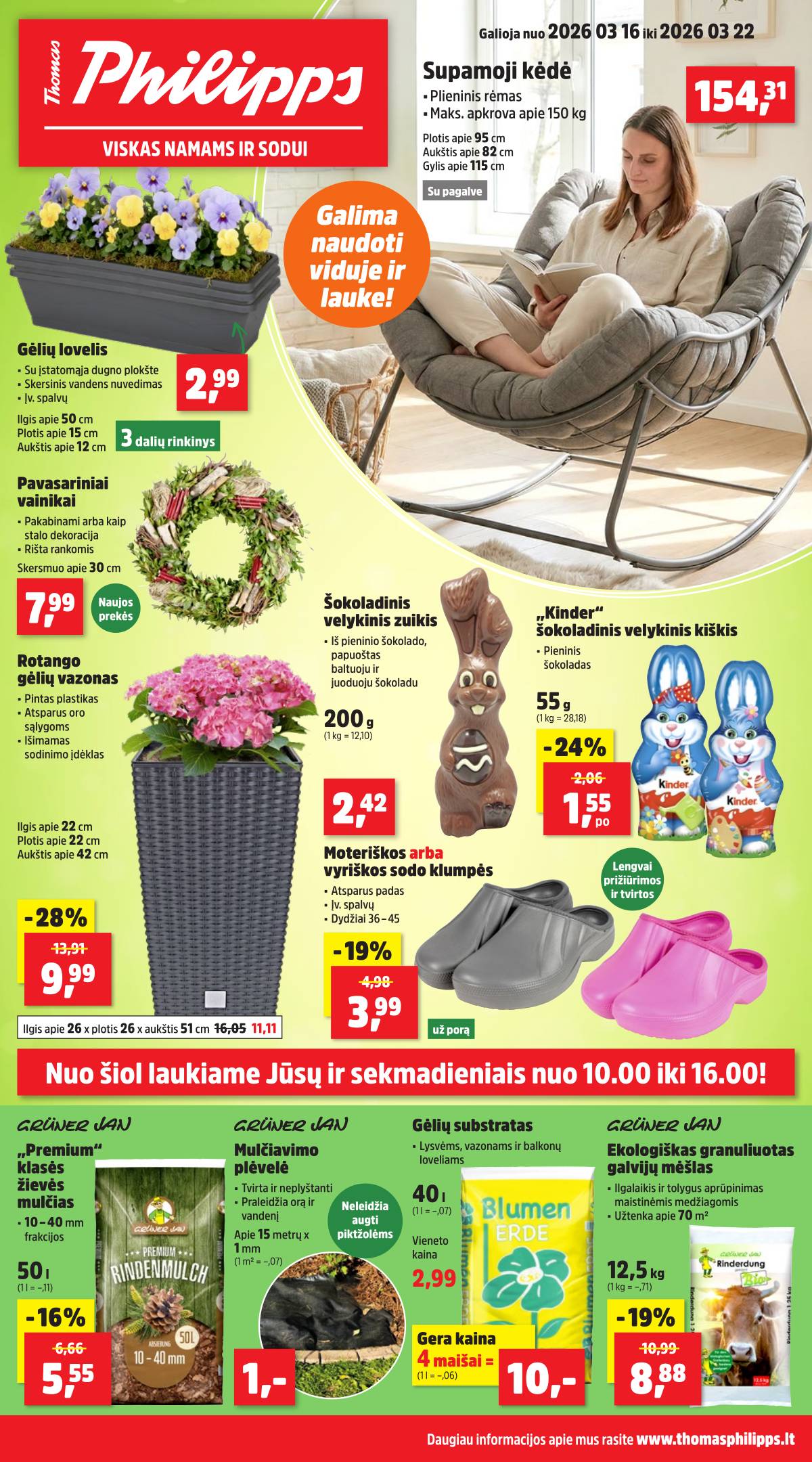 Thomas Philipps - Thomas Philipps Savaitės akcijų pasiūlymai | 2026-03-16 - 2026-03-22 1 puslapis