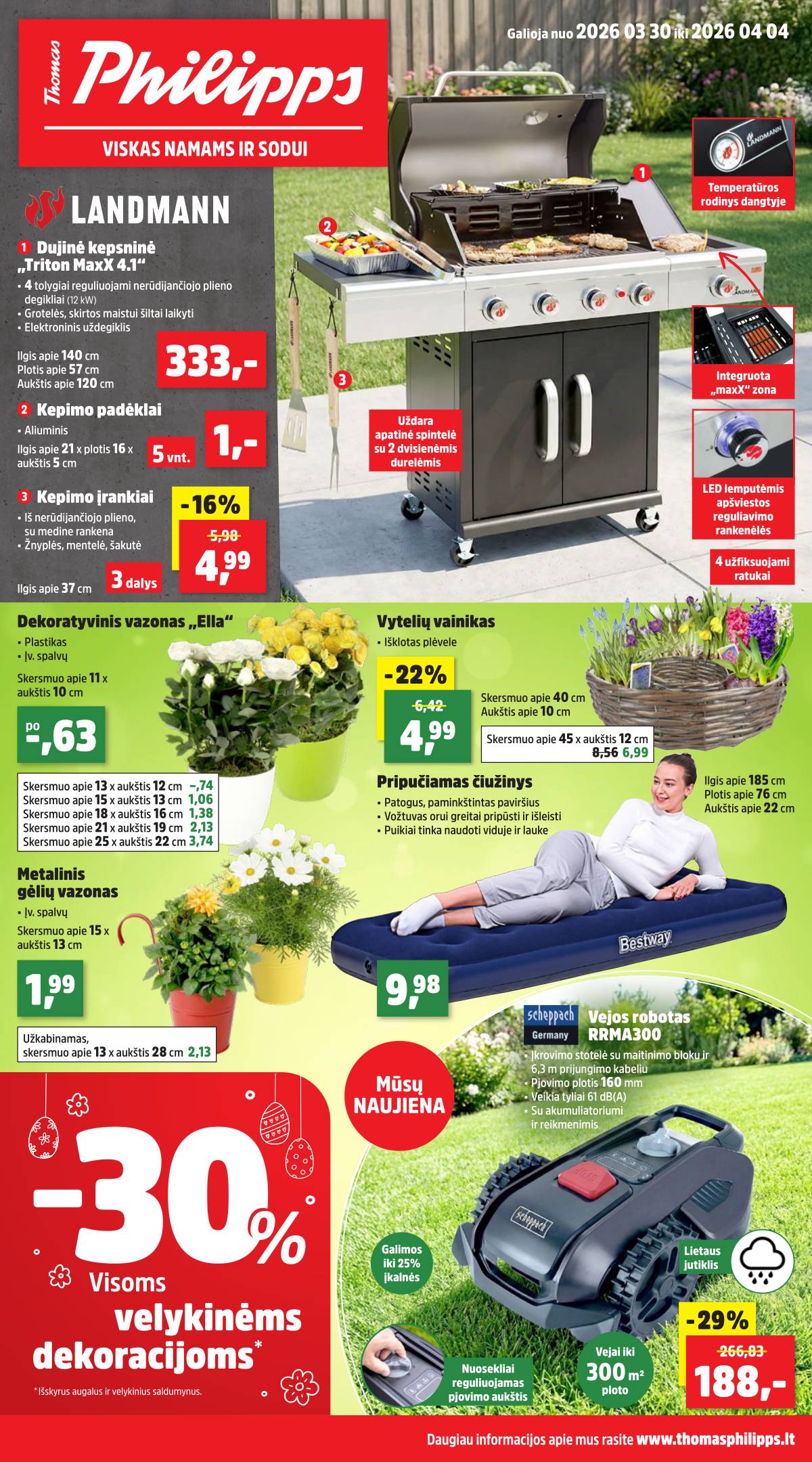 Thomas Philipps - Thomas Philipps Savaitės pasiūlymai 2026 03 30 – 2026 04 04 1 puslapis