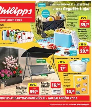 Thomas Philipps - Thomas Philipps Savaitės akcijų pasiūlymai | 2026-04-27 - 2026-05-02 2026-04-27 – 2026-05-02