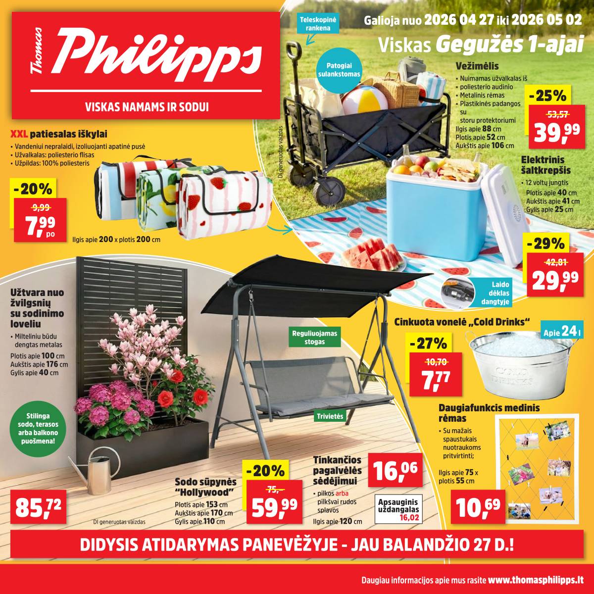 Thomas Philipps - Thomas Philipps Savaitės akcijų pasiūlymai | 2026-04-27 - 2026-05-02 1 puslapis