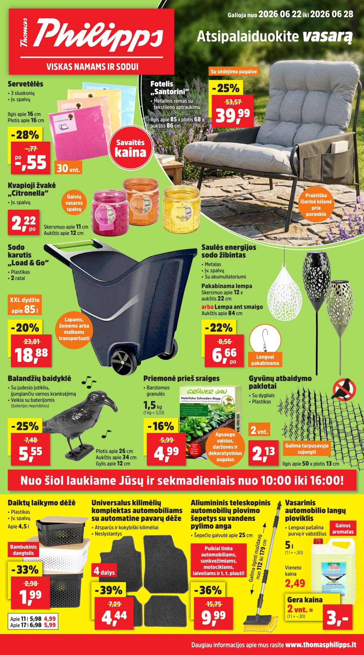 Thomas Philipps - Thomas Philipps Savaitės akcijų leidinys | 2026-06-22 - 2026-06-28 1 puslapis