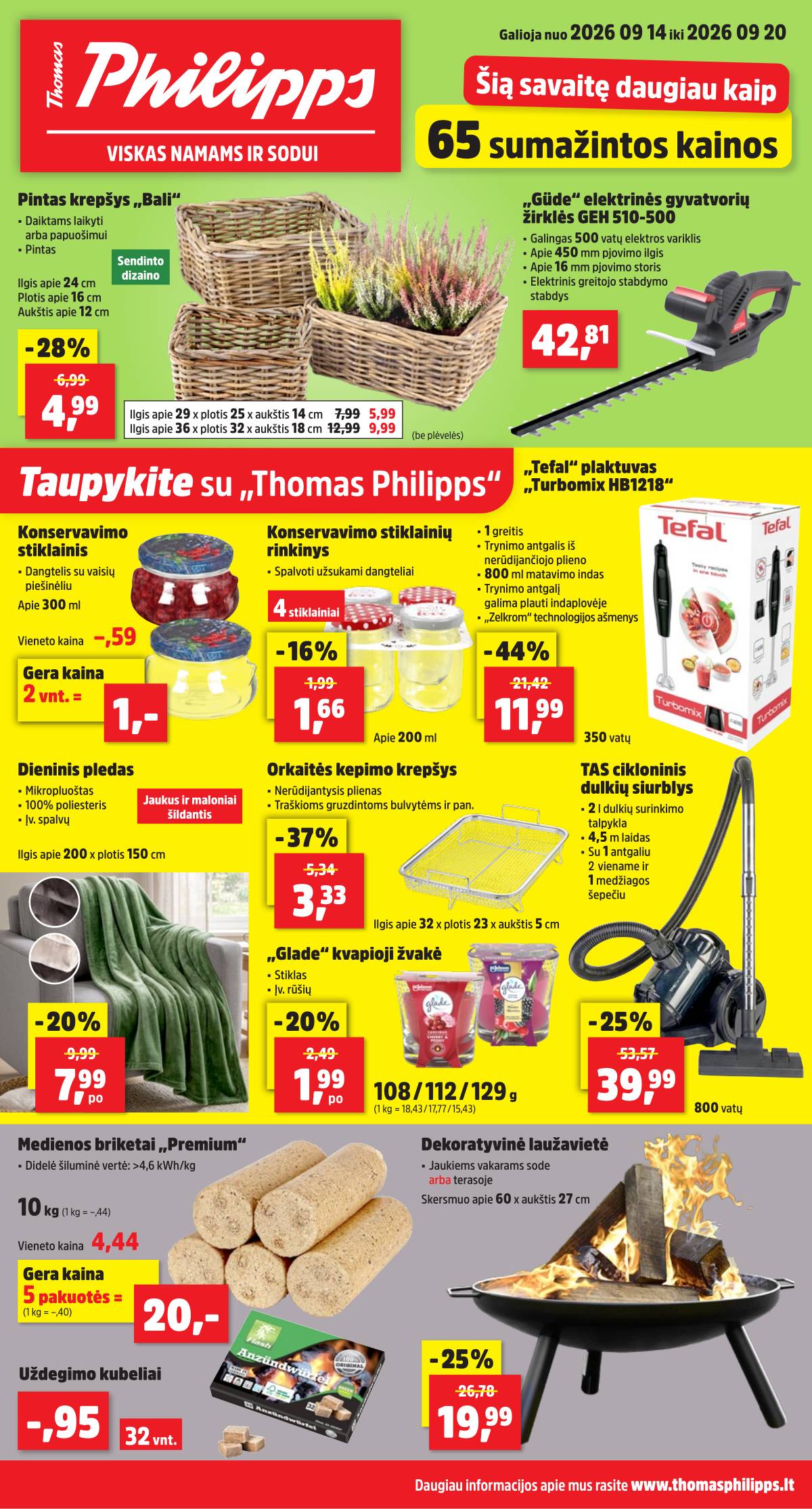 Thomas Philipps - Thomas Philipps savaitės pasiūlymai | 2026-09-14 - 2026-09-20 1 puslapis