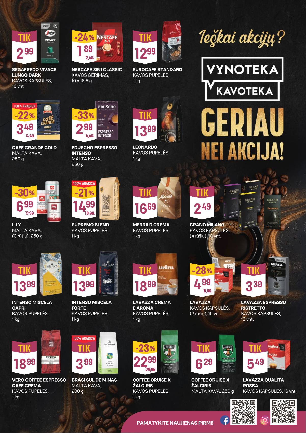 Vynoteka - Vynoteka Maisto akcijų leidinys | 2025-10-13 - 2025-10-26 3 puslapis