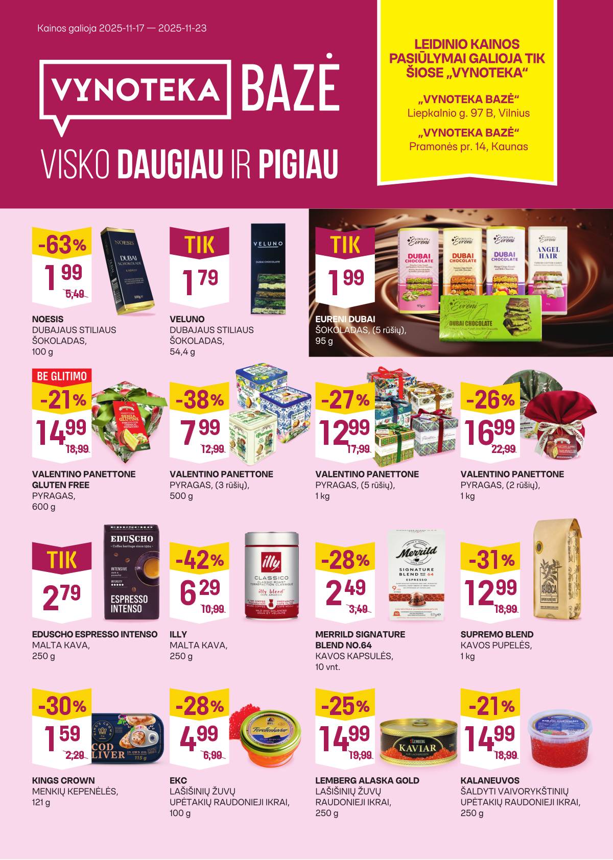 Vynoteka - Spec.leidinys VYNOTEKA BAZE 1 puslapis