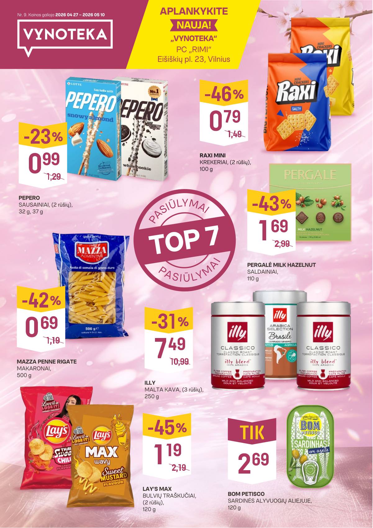 Vynoteka - Maisto leidinys 1 puslapis