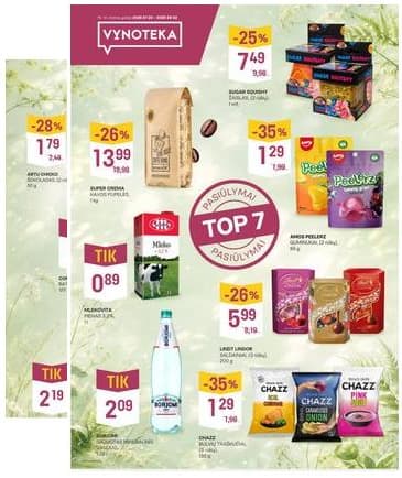 Vynoteka - Vynoteka maisto akcijų leidinys | 2026-07-20 - 2026-08-02 2026-07-20 – 2026-08-02