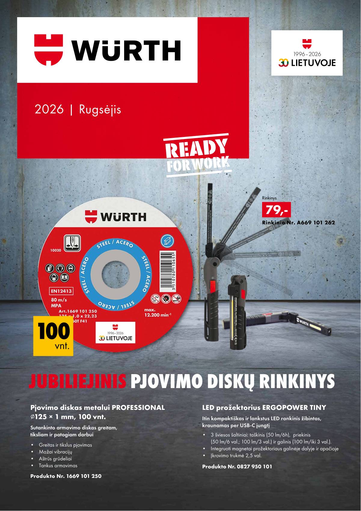 Würth - Würth akcijų leidinys 1 puslapis