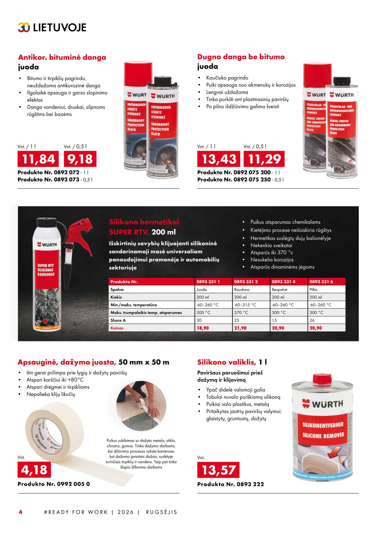 Würth - Würth akcijų leidinys 4 puslapis