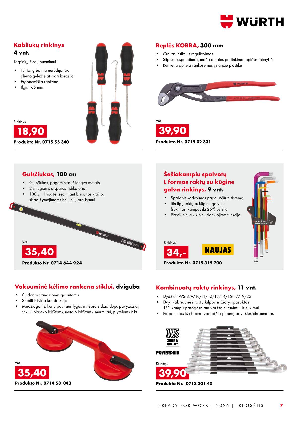Würth - Würth akcijų leidinys 7 puslapis