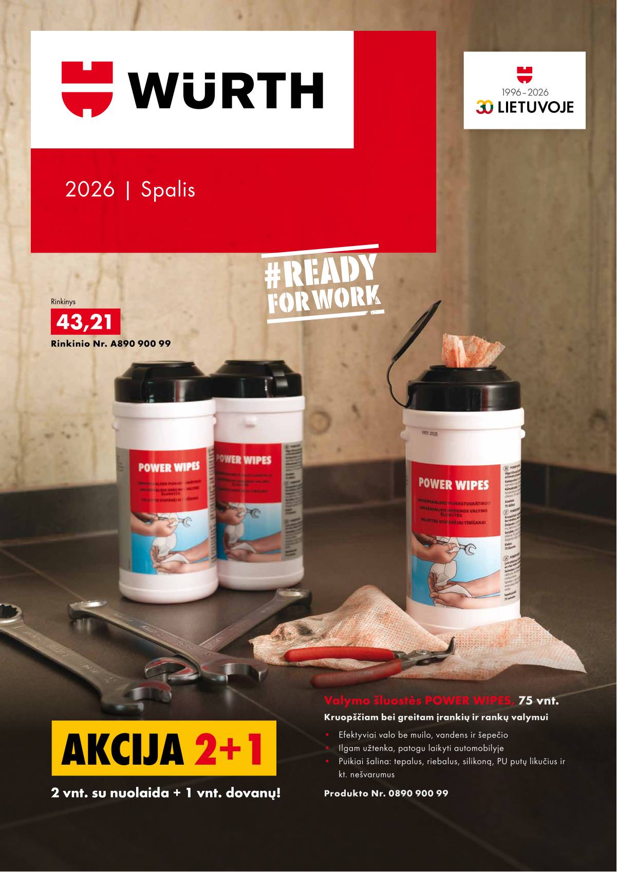Würth - Würth akcijų leidinys 1 puslapis