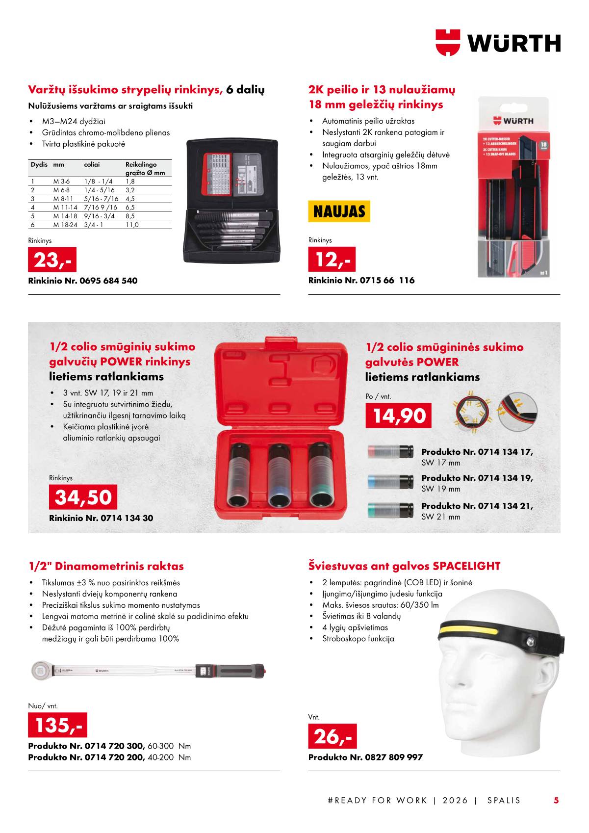 Würth - Würth akcijų leidinys 5 puslapis