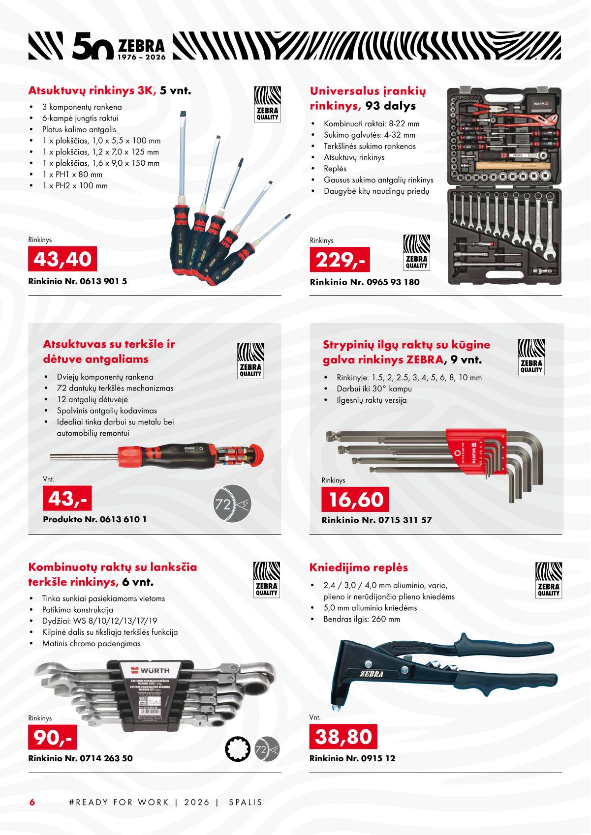 Würth - Würth akcijų leidinys 6 puslapis