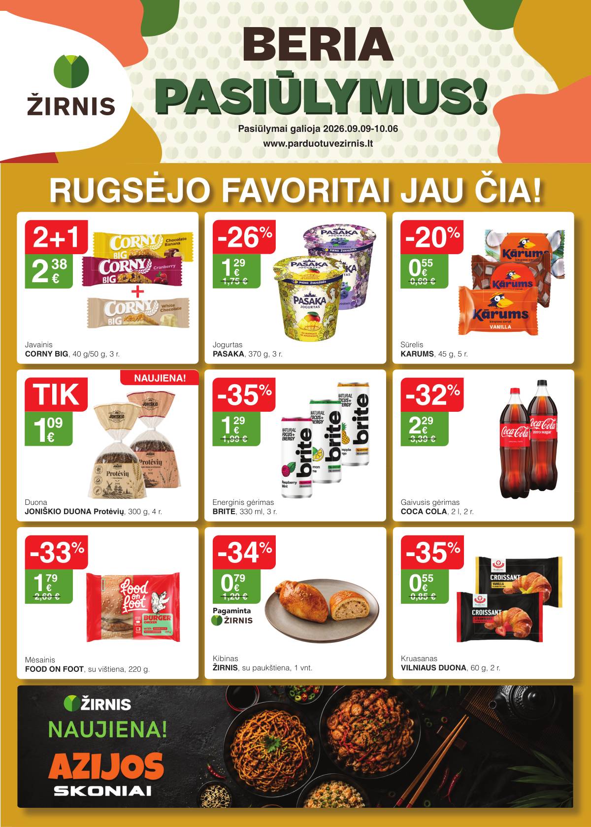 ŽIRNIS - ŽIRNIS akcijų leidinys 1 puslapis