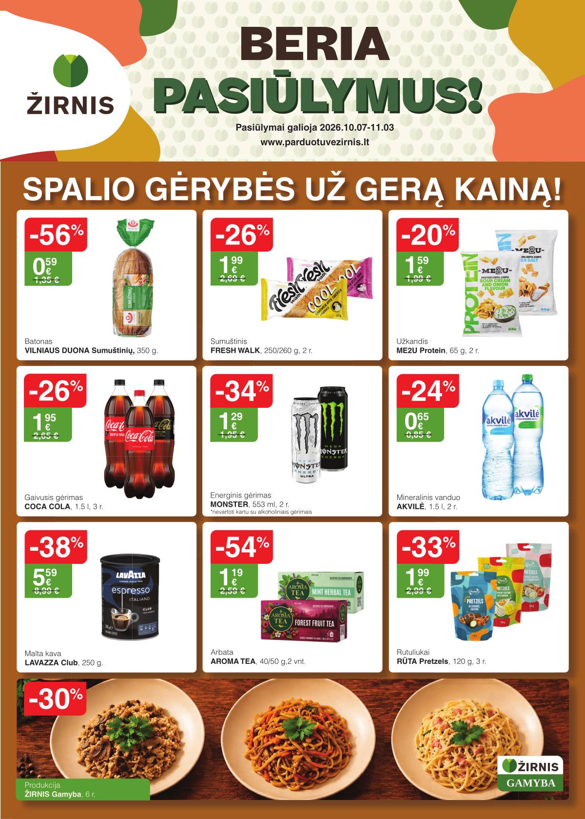 ŽIRNIS - ŽIRNIS akcijų leidinys 1 puslapis